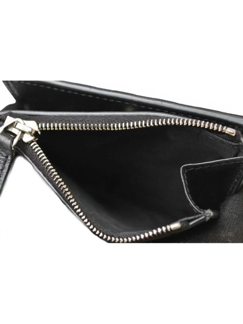 Gucci Mini Wallet Folded Micro Guccissima Black - Picture 8 of 9